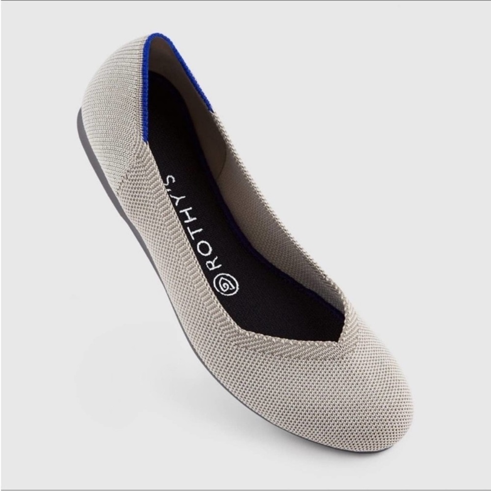 Rothy’s Flax Birdseye Ballet Flat Size 8 Women’s